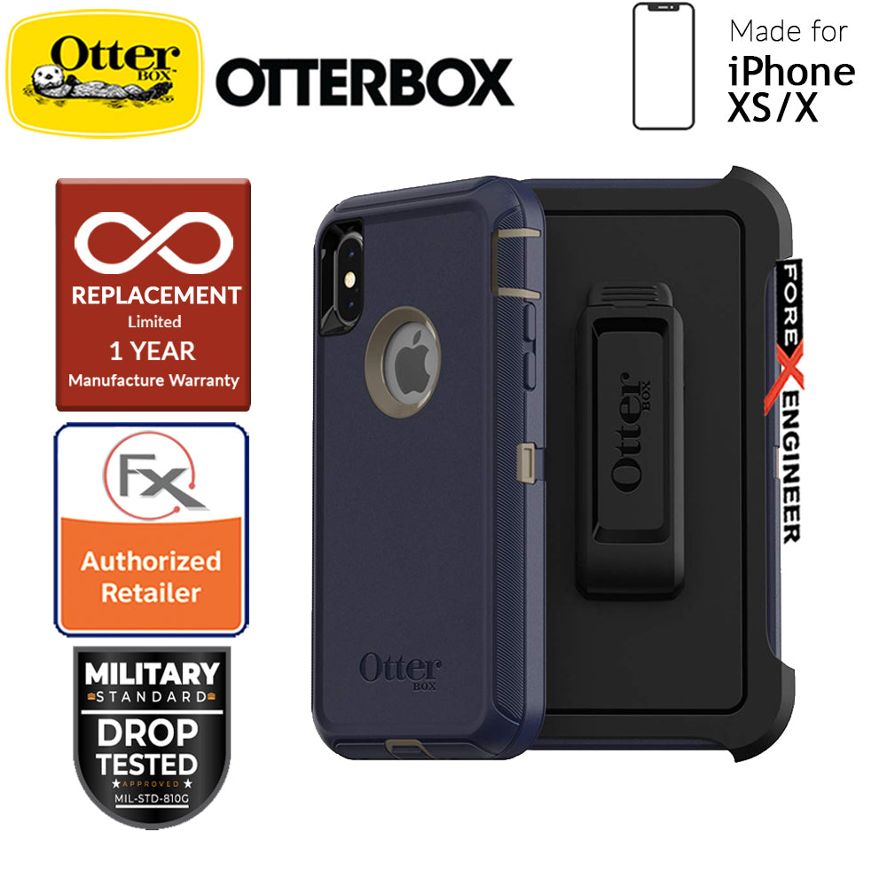 Otterbox Defender Series for iPhone Xs - X - Dark Lake