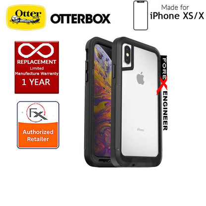 OtterBox Pursuit Series for iPhone Xs - X - Ultra thin ShockProof & DustProof Protection - Black-Clear - Forexengineer-malaysia
