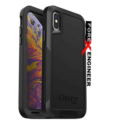 [RACKV2_CLEARANCE] OtterBox Pursuit Series for iPhone Xs - X - Ultra thin ShockProof & DustProof Protection - Black - Forexengineer-malaysia