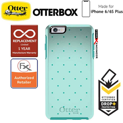 Otterbox Symmetry Series for Apple iPhone 6 Plus - 6s Plus - Aqua Dot II - Forexengineer-malaysia