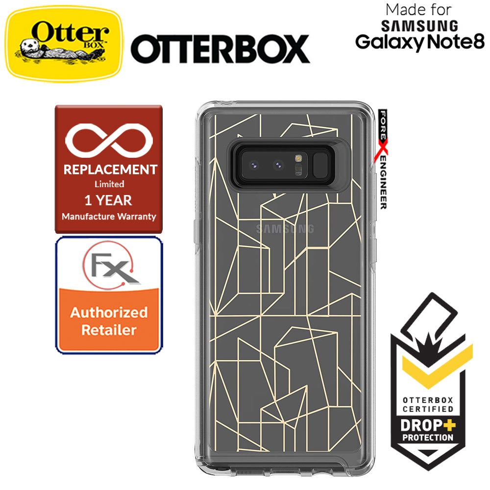 OtterBox Symmetry Clear Series for Samsung Galaxy Note 8 - Drop Me a Line