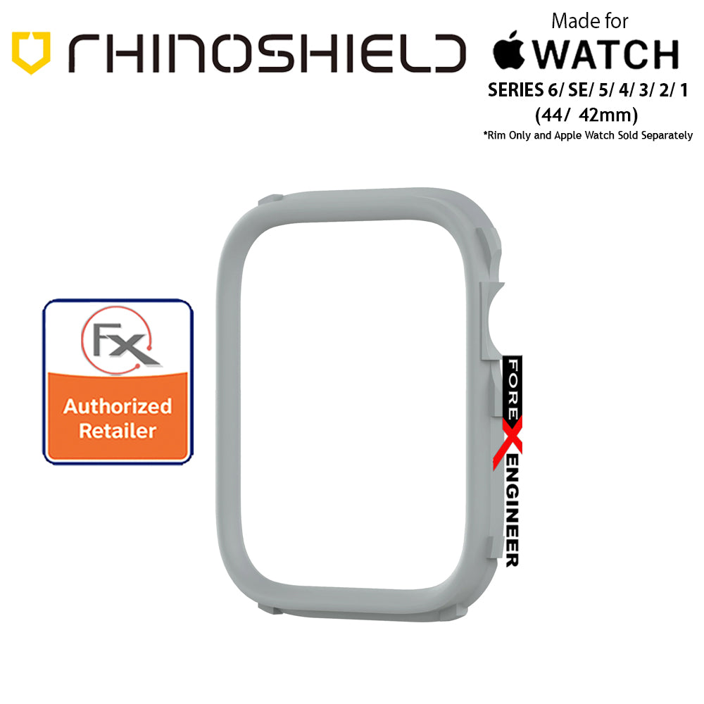 Rhinoshield RIM for Apple Watch 44mm - 42mm Series 6 - SE - 5 - 4 - 3 - 2 - 1 - Use with Rhinoshield CrashGuard NX - Platinum Gray (Barcode: 4710562401738)