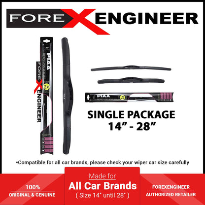 PIAA AERO VOGUE FLEX Car Wiper ( 16" ) - Black (Barcode: 4960311050926 )