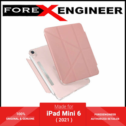 UNIQ Camden Case for iPad Mini 7th Gen ( 2024 ) / iPad Mini 6th Gen ( 2021 ) - Pink - Forexengineer -Malaysia- 8886463678671