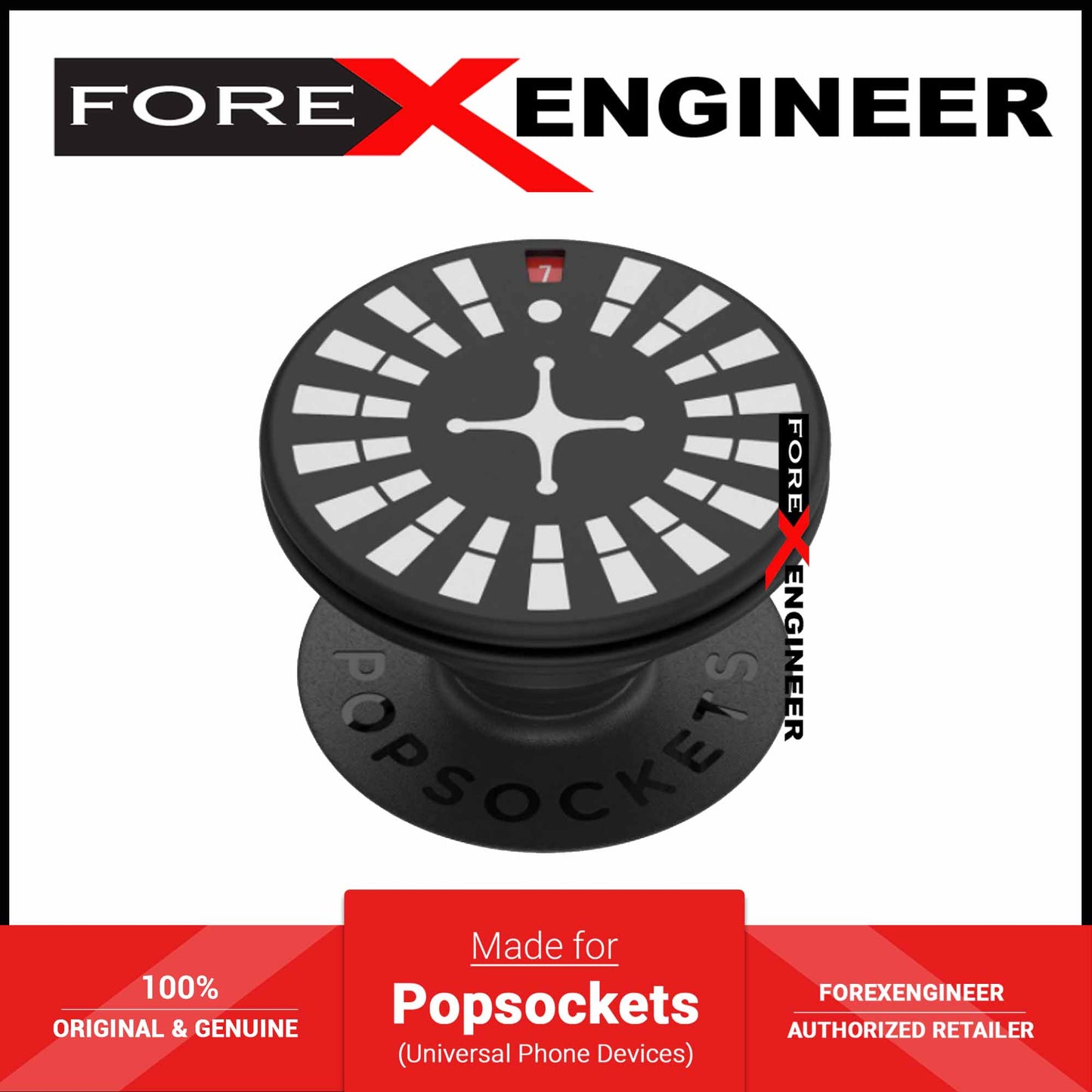 PopSockets BKSP Roulette BK BK Backspin (Barcode: 840173707234 )