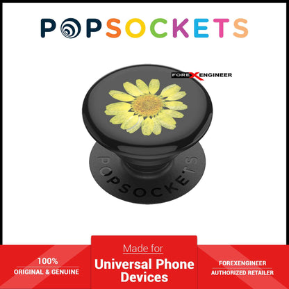 PopSockets Swappable PopGrip Premium Pressed Flower- Yellow Daisy ( Barcode : 842978173498 )