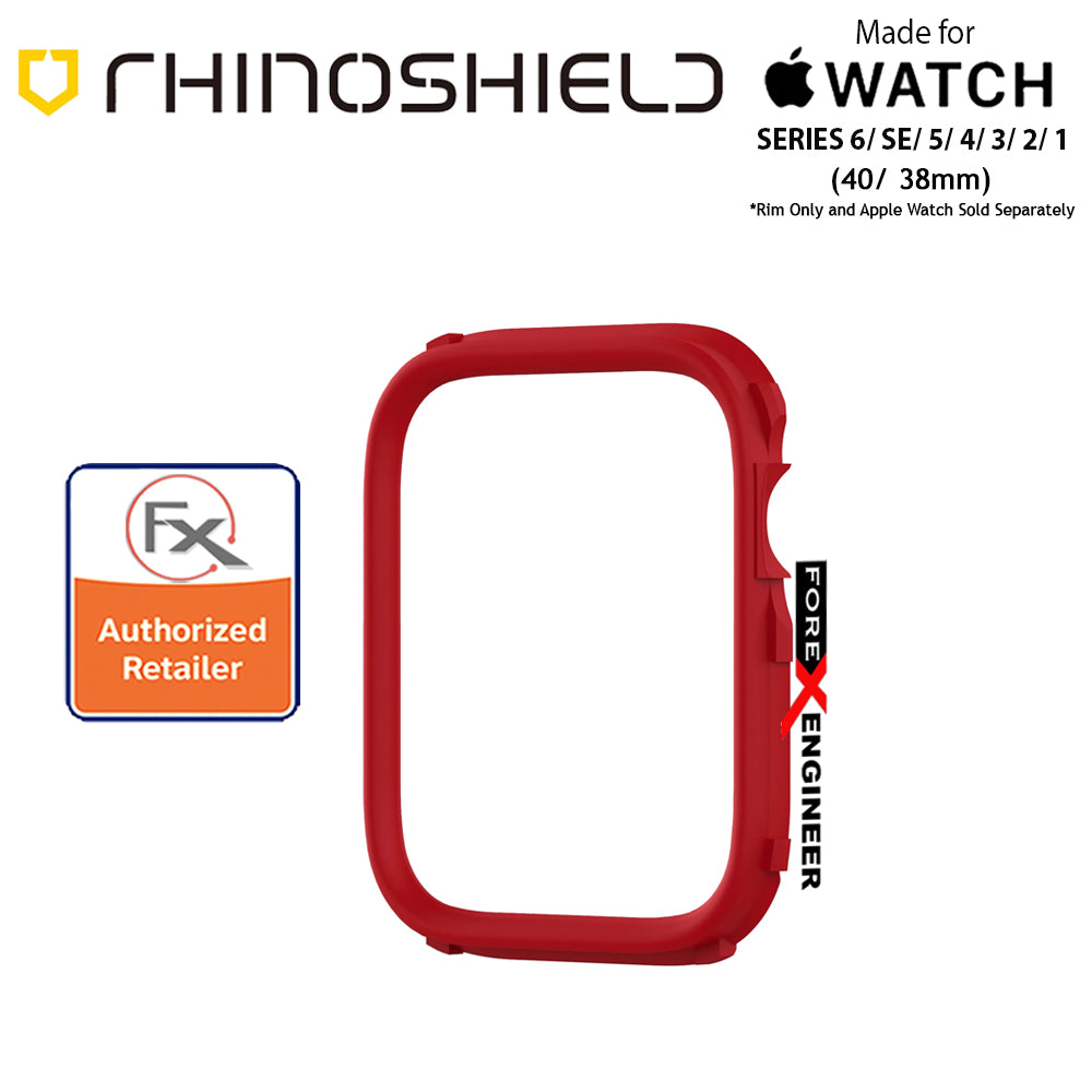 Rhinoshield RIM for Apple Watch 40mm - 38mm Series 6 - SE - 5 - 4 - 3 - 2 - 1 - Use with Rhinoshield CrashGuard NX - Red (Barcode: 4710562401981)