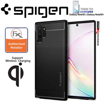 Spigen Rugged Armor for Samsung Galaxy Note 10+ - Note 10  Plus - Matte Black - Forexengineer-malaysia