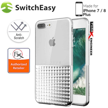 SwitchEasy Revive for iPhone 7 - 8 Plus - Luxe Diamond Cut Design - Space Grey - Forexengineer-malaysia
