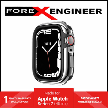 SwitchEasy Odyssey Glossy Edition Case for Apple Watch Series 7 (45mm) - Flash Silver (Barcode: 4895241104831 ) - Forexengineer -Malaysia- 4895241104831
