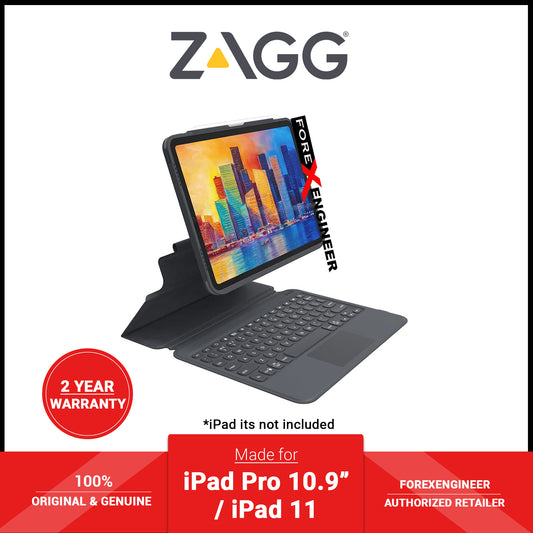ZAGG Pro Keys with Trackpad for for Apple iPad 10.9" - Pro 11" - Charcoal (Barcode: 840056143302 )