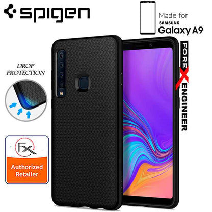 Spigen Liquid Air for Samsung Galaxy A9 (2018) - Matte Black - Forexengineer-malaysia