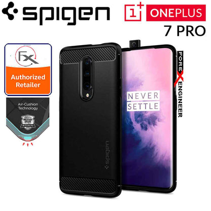 Spigen Rugged Armor for OnePlus 7 Pro - Black - Forexengineer-malaysia