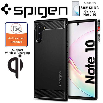 Spigen Rugged Armor for Samsung Galaxy Note 10 - Matte Black - Forexengineer-malaysia