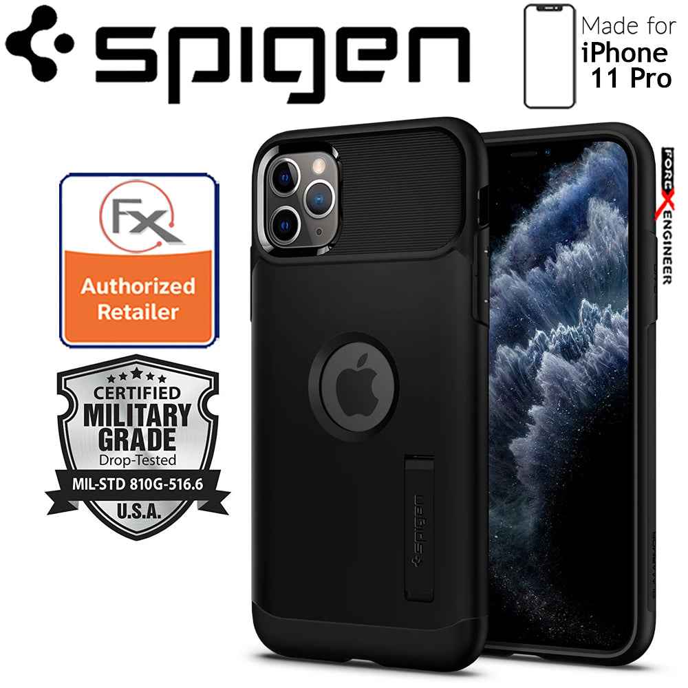 Spigen Slim Armor for iPhone 11 Pro (Black) â Forexengineer