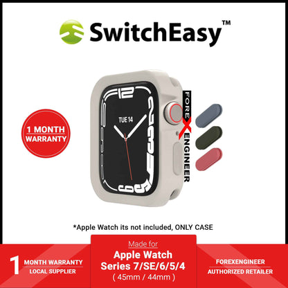 SwitchEasy COLORS Case for Apple Watch Series 7 - SE - 6 - 5 - 4 ( 45mm - 44mm ) - Starlight (Barcode: 4895241104916 )