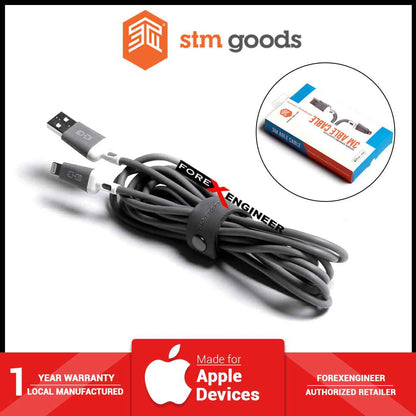 STM Able USB-A to Lightning Cable (1m) - Fast Charging and Data Transfer 2.4A ( Barcode : 765951762635 )
