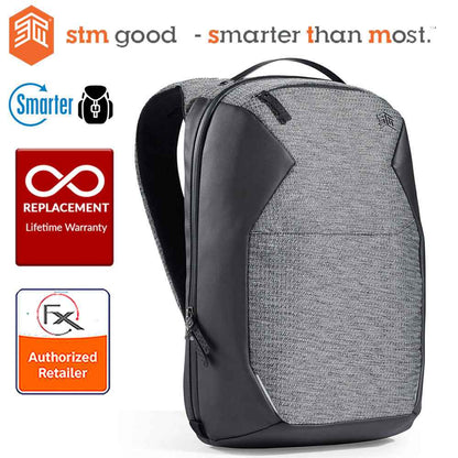 STM Myth Backpack 18L (15'') - Granite Black - Forexengineer-malaysia