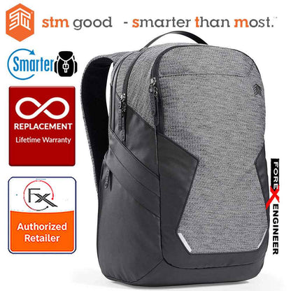 STM Myth Backpack 28L (15'') - Granite Black - Forexengineer-malaysia