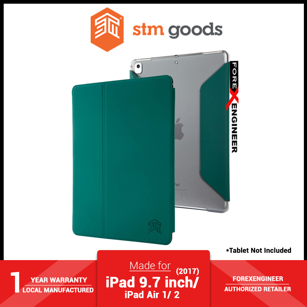 STM Studio for iPad 9.7 inch ( 2017 ) - Air 1 - 2 - Green Smoke ( Barcode : 640947794794 )