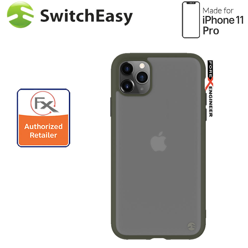 [RACKV2_CLEARANCE] SwitchEasy Aero for iPhone 11 Pro (Army Green)