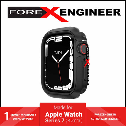SwitchEasy Odyssey Aluminium Alloy Case for Apple Watch Series 7 ( 45mm ) - Midnight Black (Barcode: 4895241104756 ) - Forexengineer -Malaysia- 4895241104756