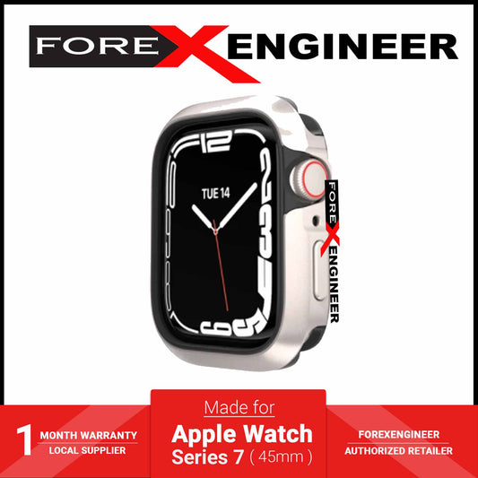 SwitchEasy Odyssey Aluminium Alloy Case for Apple Watch Series 7 ( 45mm ) - Starlight White (Barcode: 4895241104763 ) - Forexengineer -Malaysia- 4895241104763