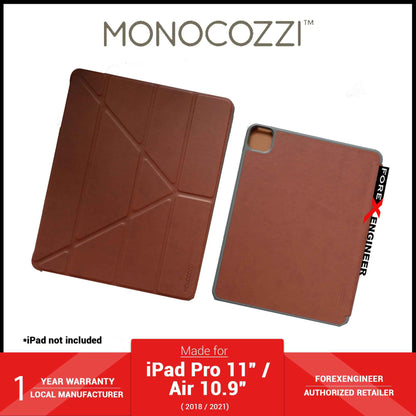 Monocozzi LUCID Plus Folio for iPad Pro 11" ( 3rd - 2nd - 1st Gen ) ( 2022 - 2018 ) - iPad Air 10.9" ( 4th Gen ) M1 Chip - Tan (Barcode: 4895199106949  )