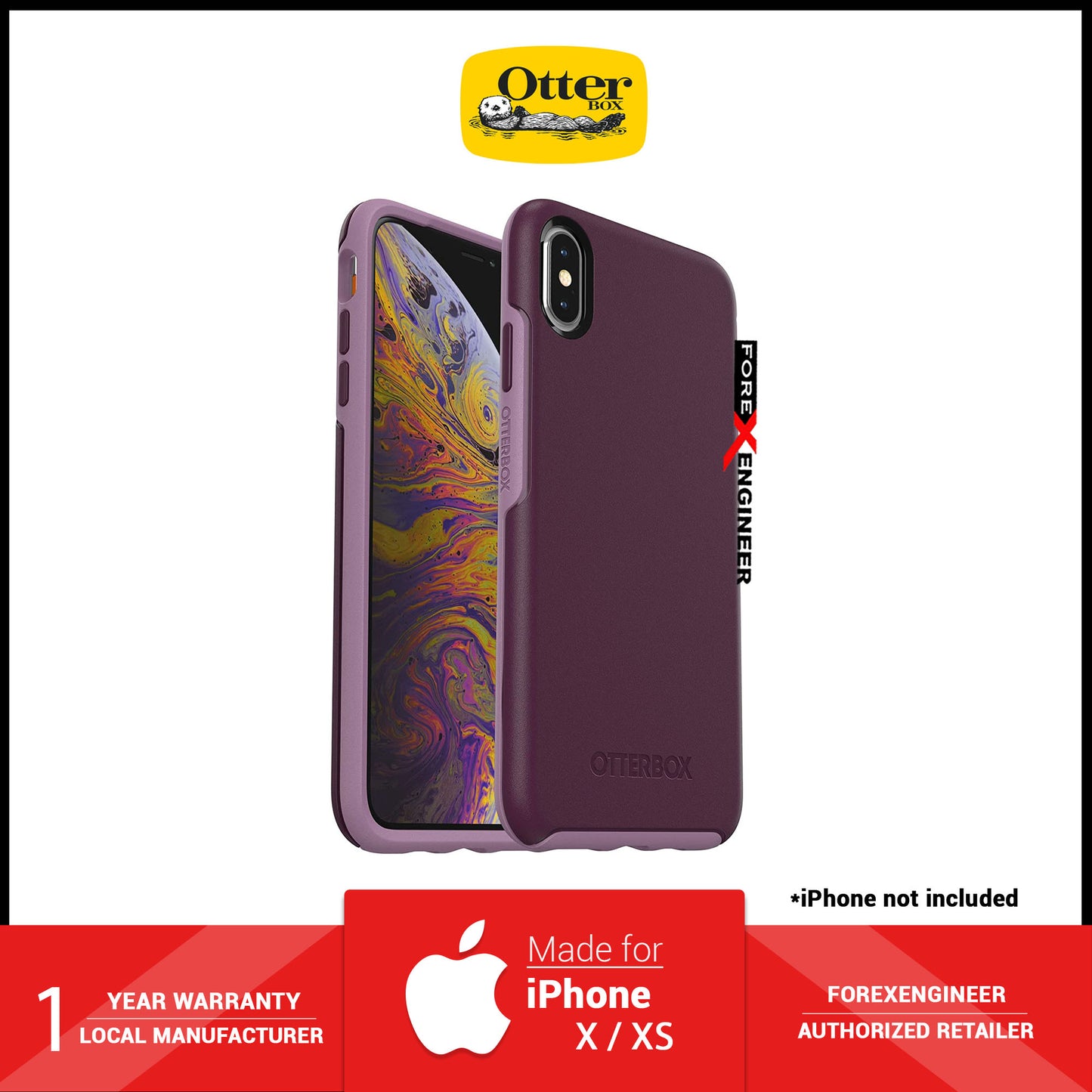 Otterbox Symmetry for iPhone X - Xs - Tonic Violet (Barcode: 660543469254 )