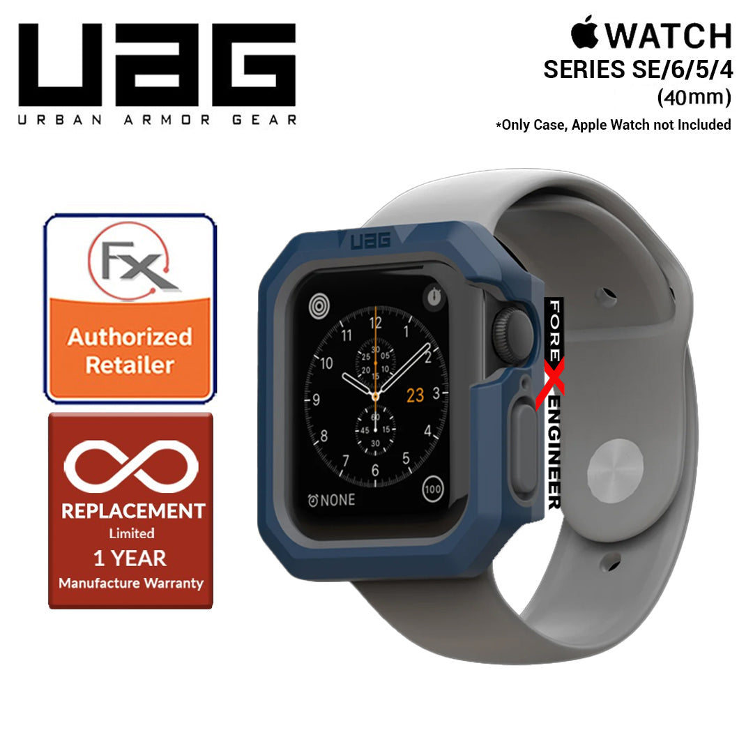 UAG Civilian Watch Case for Apple Watch Series Series SE - 6 - 5 - 4 ( 40mm ) - Mallard - Silver ( Barcode : 812451039757 )