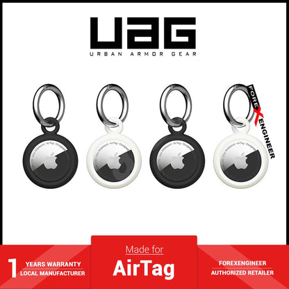 UAG [U] Dot Keychain 4pk for AirTag Case ( 4k ) - Black - Marshmallow (Barcode: 810070366308 )