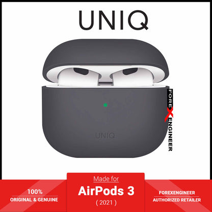UNIQ Lino Case for AirPods 3 ( 2021 ) - Grey - Forexengineer-malaysia