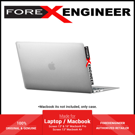 Uniq Husk Pro Claro Case for Macbook Air 13" ( 2020 ) - Matte Clear Dove (Barcode: 8886463673911 )