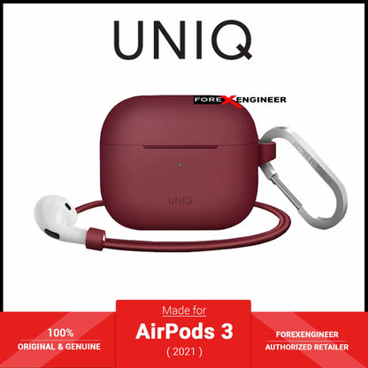 UNIQ Vencer Case for AirPods 3 ( 2021 ) - Maroon (Barcode: 8886463676790 ) - Forexengineer -Malaysia- 8886463676790