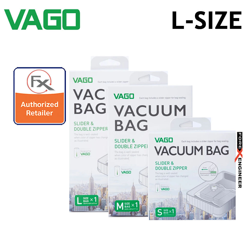 Vago Travel Vacuum Bag - Large L Size (100x70 cm)