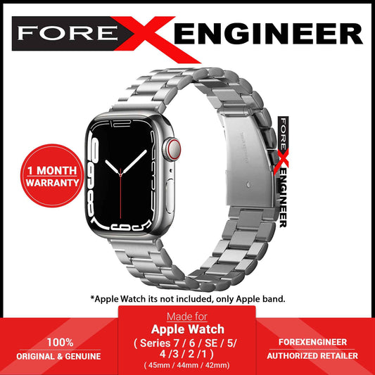 Spigen Modern Fit Watch Band for Apple Watch Series 7 - 6 - SE - 5 - 4 - 3 - 2 ( 45 - 44 - 42mm ) - Silver