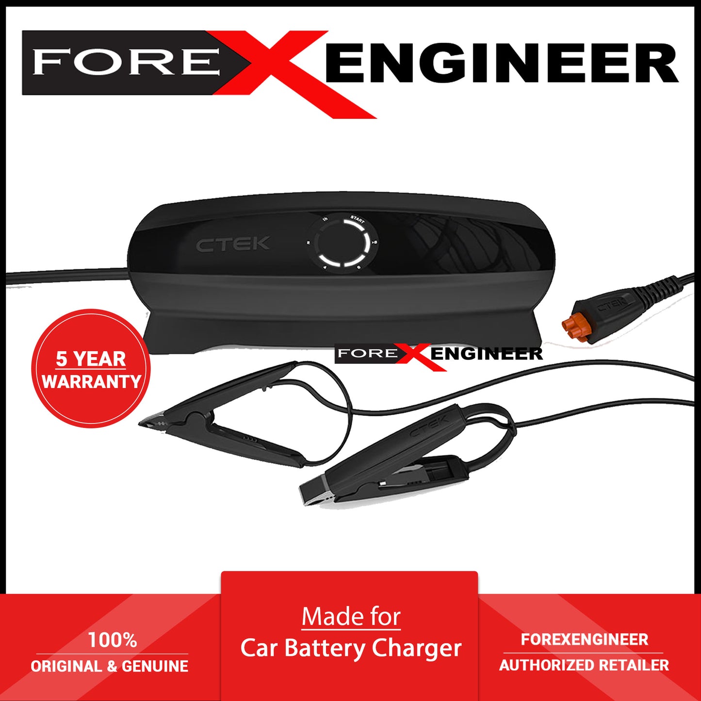CTEK CS ONE - Car Battery Charger for 12 V LA , Li, WET , MF , Ca-Ca , AGM , EFB , GEL , LiFePO4 (Barcode: 7340103403319 )