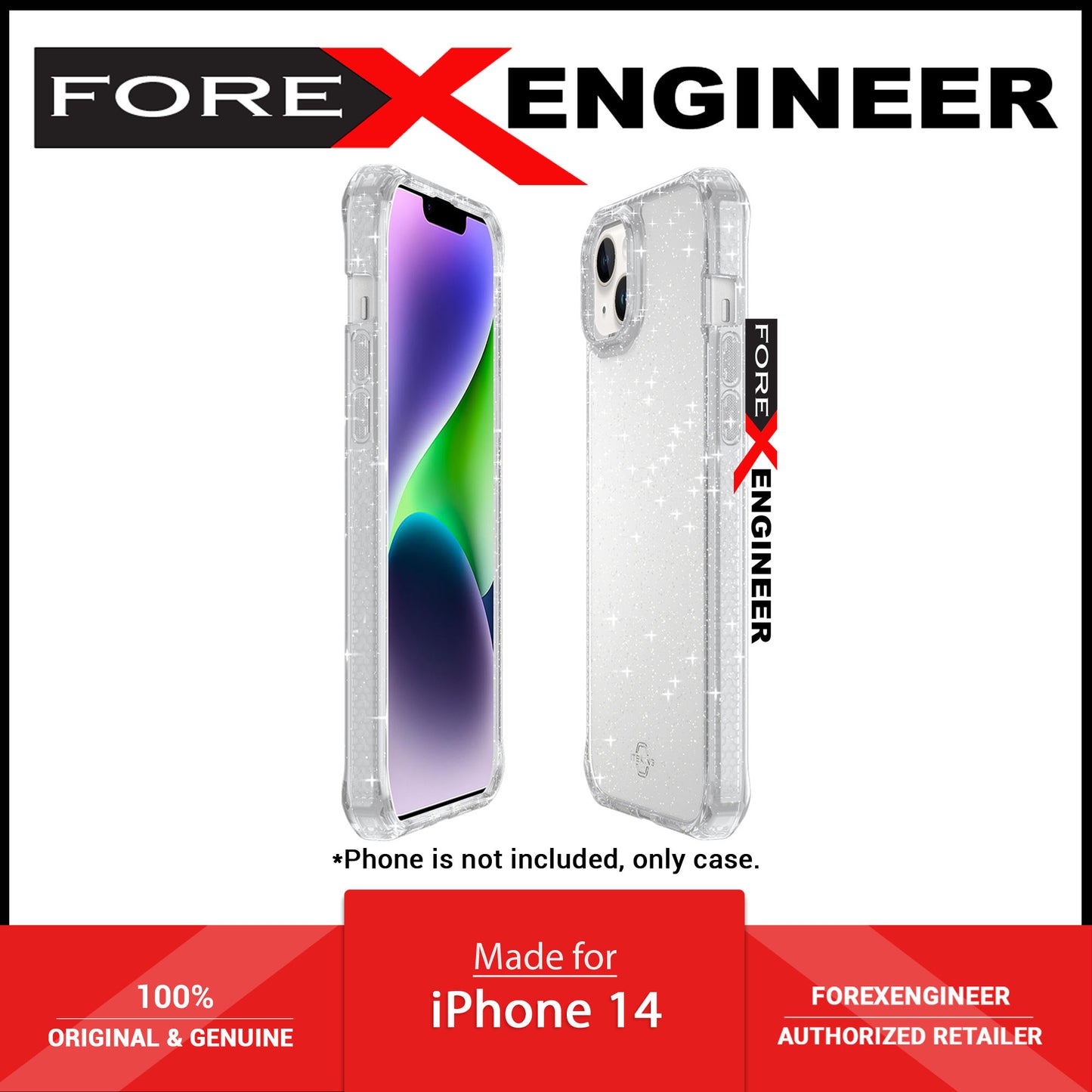 ITSKINS Hybrid -- Spark for iPhone 14 - Clear ( Barcode: 4894465524524 )