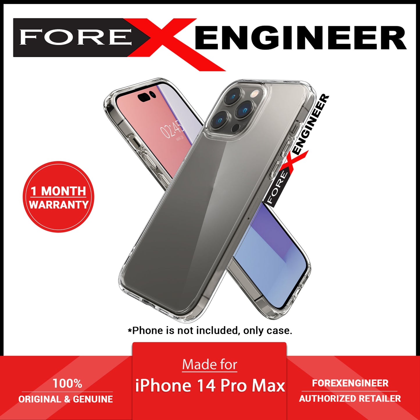 Spigen Ultra Hybrid for iPhone 14 Pro Max - Crystal Clear (Barcode: 8809811863475 )