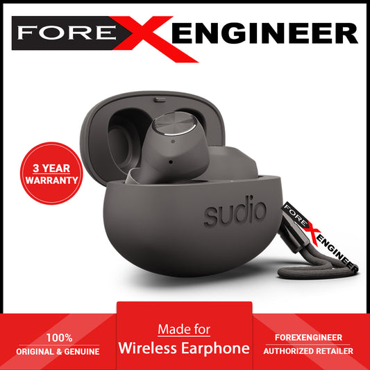 Sudio Wireless Earphone T2 Active Noise Cancellation & Clear Dynamic Sound - Black (Barcode: 7350071380956 )