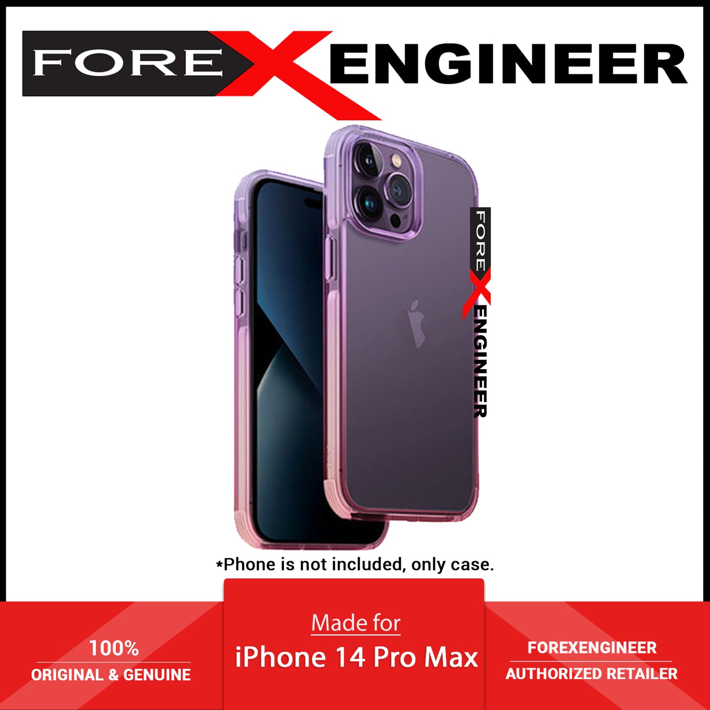 Uniq Combat Duo for iPhone 14 Pro Max - Lilac (Lavender-Pink) (Barcode: 8886463683736 )