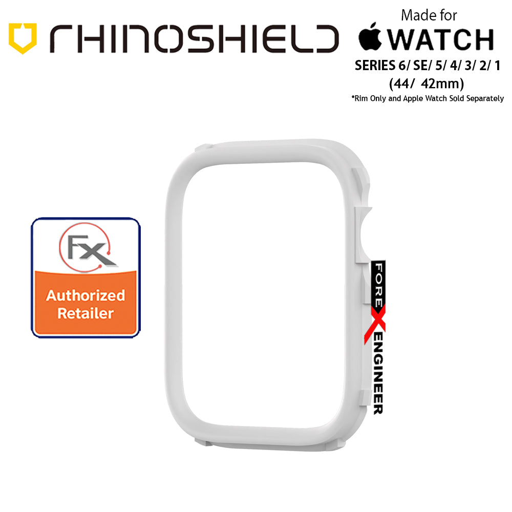 Rhinoshield RIM for Apple Watch 44mm - 42mm Series 6 - SE - 5 - 4 - 3 - 2 - 1 - Use with Rhinoshield CrashGuard NX - White (Barcode: 4710562402025)