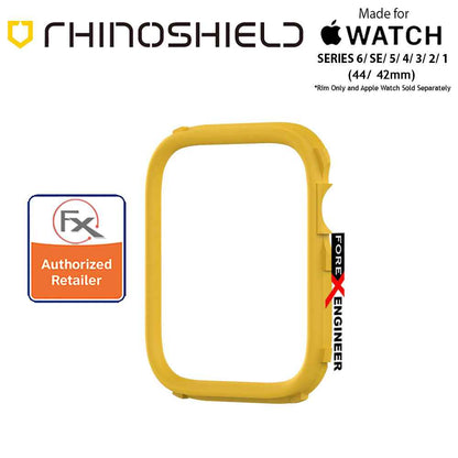 Rhinoshield RIM for Apple Watch 44mm - 42mm Series 6 - SE - 5 - 4 - 3 - 2 - 1 - Use with Rhinoshield CrashGuard NX - Yellow (Barcode: 4710562402049)