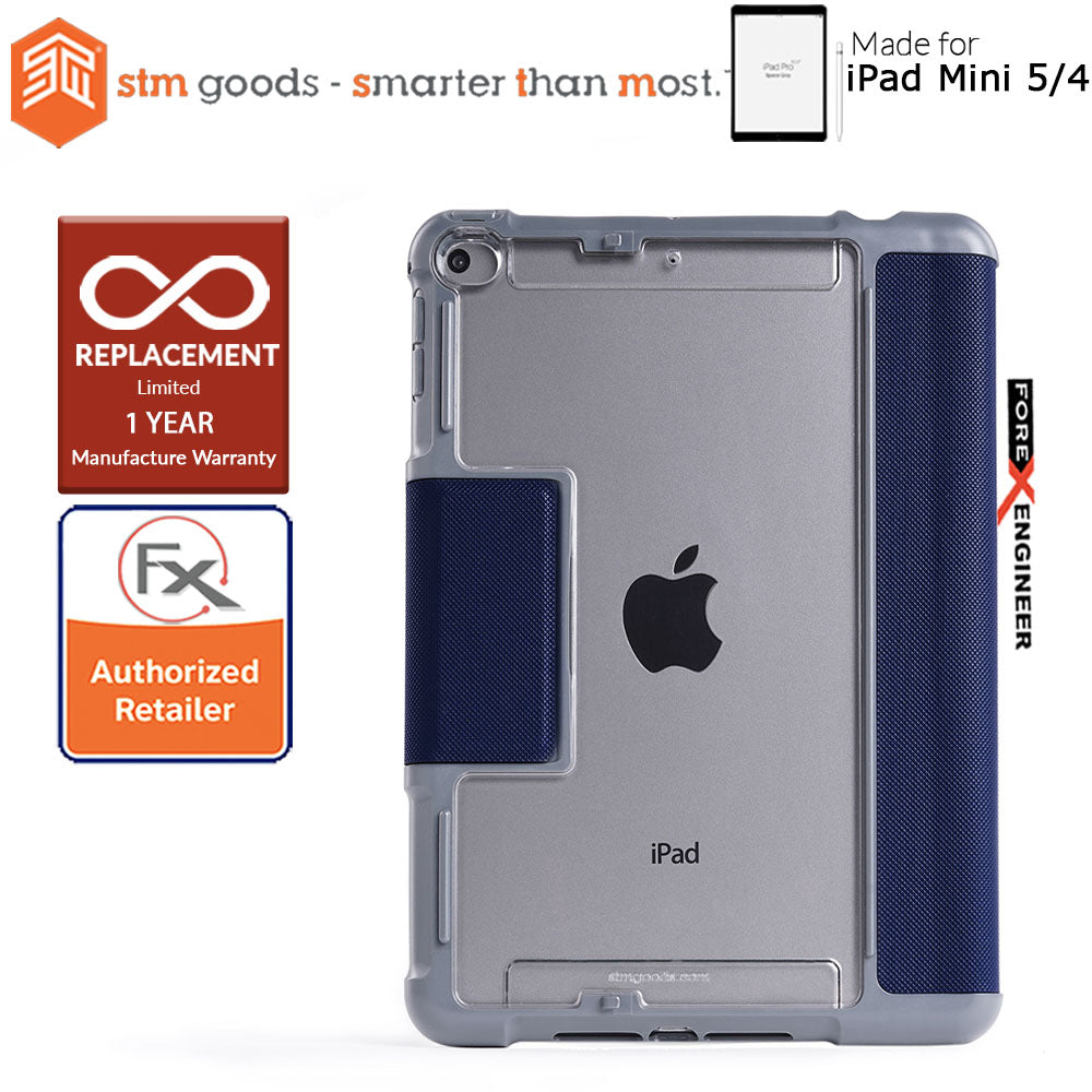 STM Dux Plus Duo for iPad Mini 5 - Mini 4 - Midnight Blue Color ( Barcode: 765951763656)