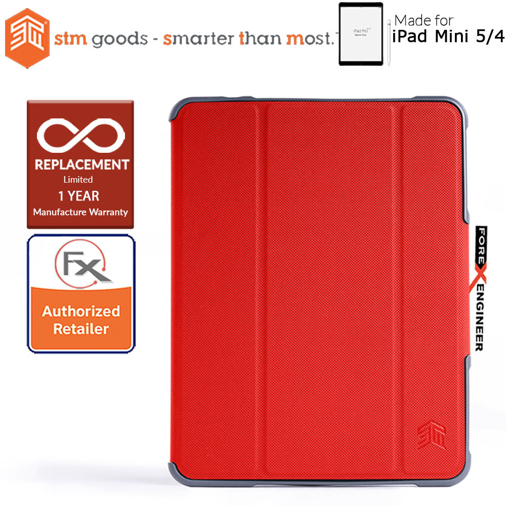 STM Dux Plus Duo for iPad Mini 5 - Mini 4 - Red Color ( Barcode: 765951763649)