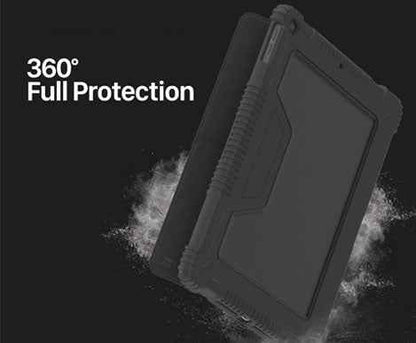 AmazingThing Military Drop Proof Case for iPad 10.2inch 7th - 8th - 9th Gen ( 2019 - 2021 ) - Antimicrobial Case - Black (Barcode: 4892220389371 )