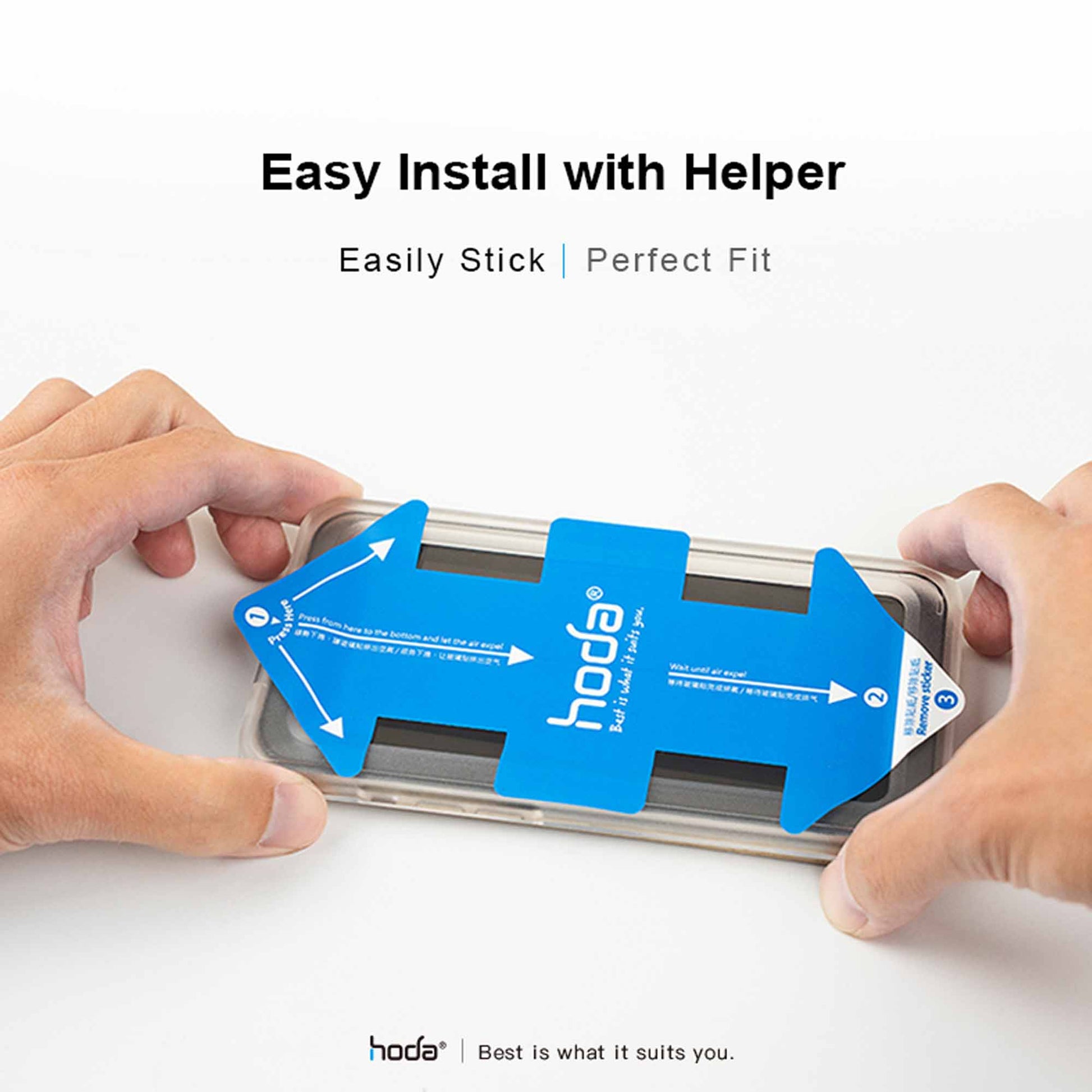Hoda Sapphire Tempered Glass for iPhone 13 Mini 5.4" 5G - Screen Protector with Helper (Barcode: 4711103542125 ) - Forexengineer-malaysia
