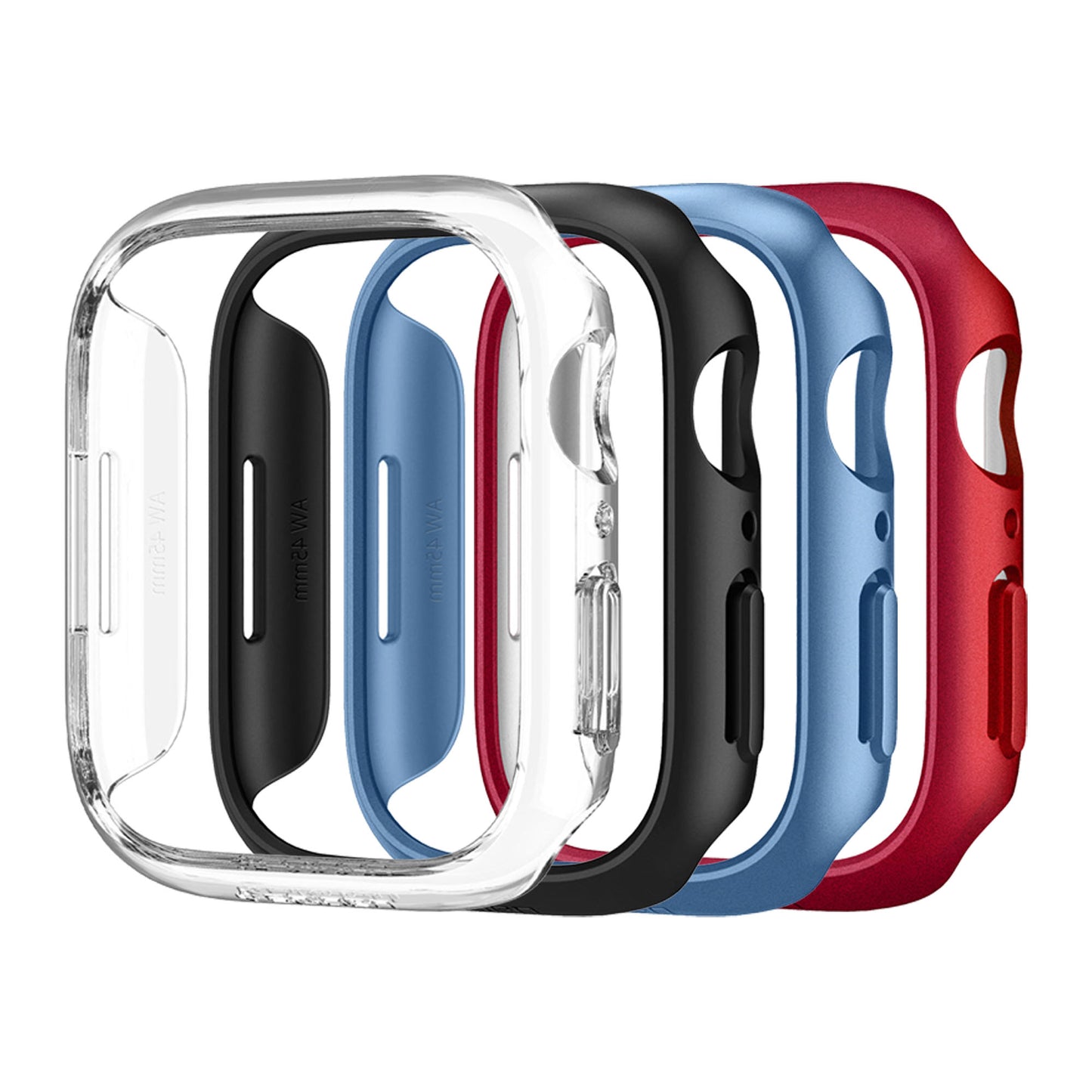 Spigen Thin Fit Case for Apple Watch Series 7 ( 45mm ) - Mettalic Blue (Barcode: 8809811857610 )