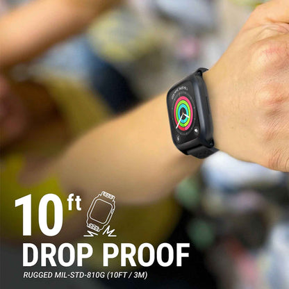 Catalyst Active Defense Case for Apple Watch Series 7 ( 45mm ) - with intergrade bands - Stealth Black (Barcode: 840625112432 )