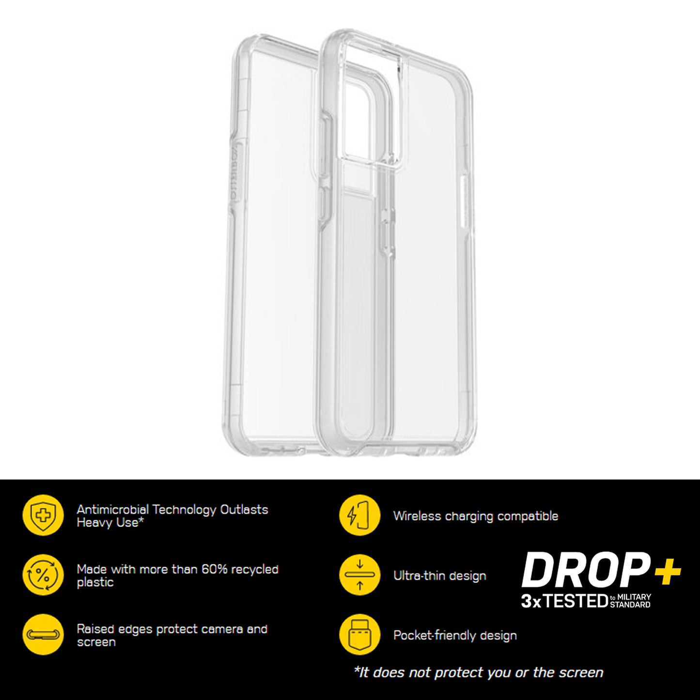 Otterbox Symmetry Clear Series Case for Samsung Galaxy S22 Ultra - Clear (Barcode: 840104296707 )